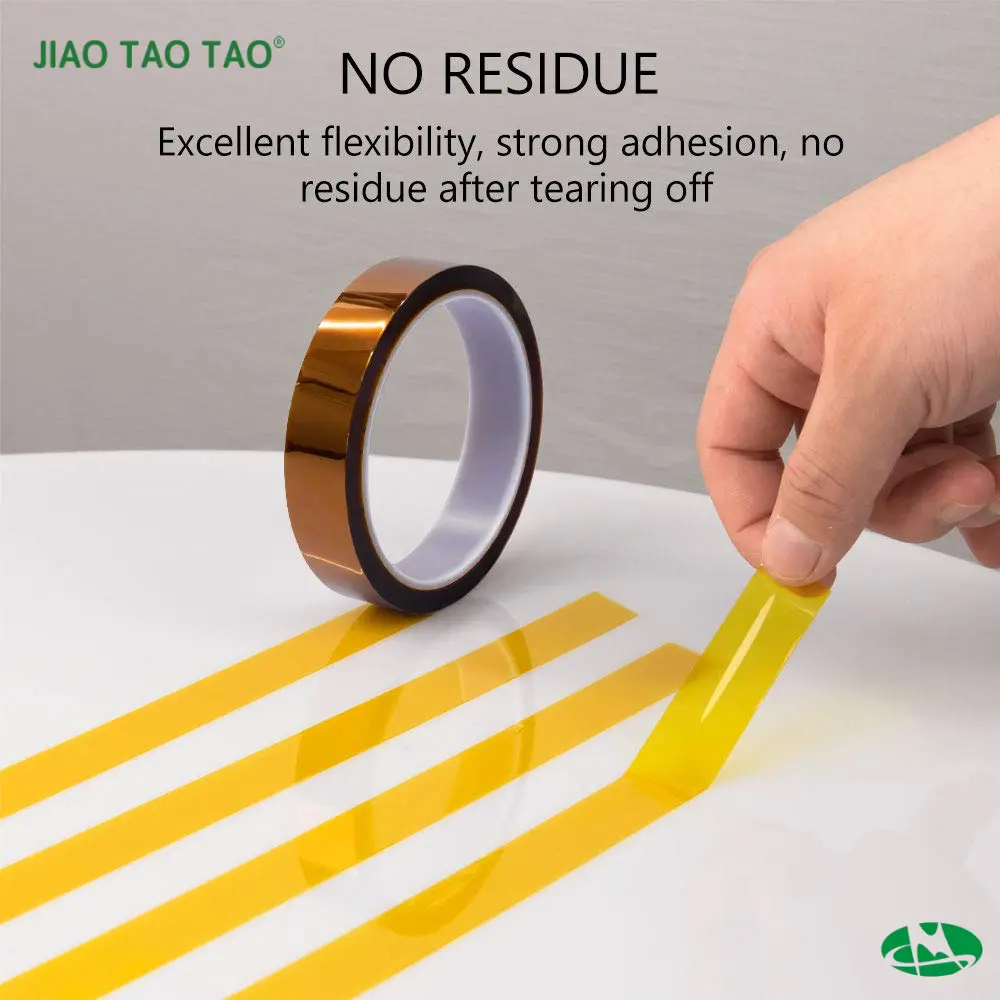 Thermal PI film tape 10mm for sublimation, PCB battery insulation, and industrial heat resistant protection.